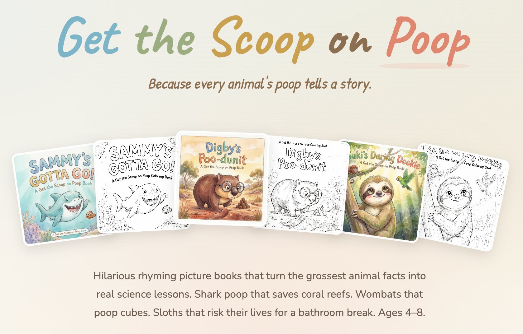 Loop Poop Roop Poop-de-Loop Press | Get the Scoop on Poop Children's Book Series